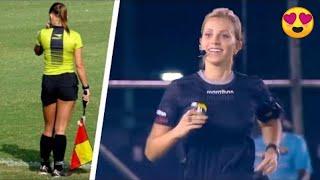 MOST BEAUTIFUL FEMALE REFEREE IN FOOTBALL • Fernanda Colombo 