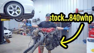 TEARING DOWN THE "STOCK" 800HP EVO ENGINE!