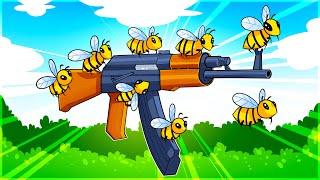 They gave BEES automatic weapons...