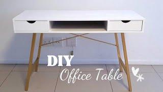 How To Build a Home Office Desk | #tablemakeover @Noa Penda