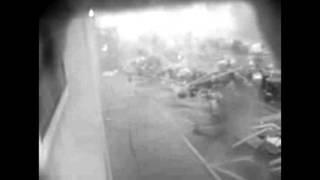 Security Footage - Storm Destroys Tents at J&P Cycles