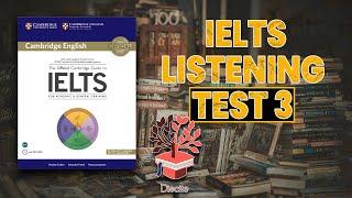 Cambridge Official Guide to IELTS Listening Test 3 with Answers | Discite ABC