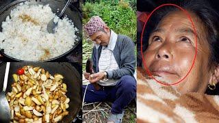 jungle man's wife again drunk too much || a family in the jungle @junglefamilycooking