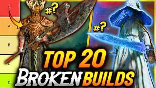 Elden Ring - NEW TOP 20 BEST BUILDS Ranked in 2025