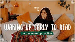 Waking up at 6am every day to read more  reading vlog