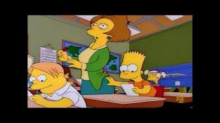 The Simpsons: Bart smacks Ms. Krabappel on the butt (1992)