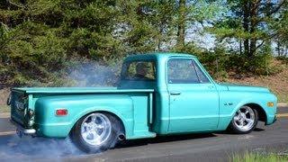 Big Block Chevy C10 Burnout