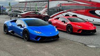 A Wingless Huracan Performante and More Insane Modified Supercars at the Raceway!