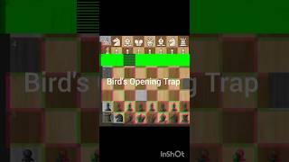 Bird's Opening Trap!#chess#chessshorts#brilliantmove#brilliant#chesstraps#chessopenings#viral#gukesh