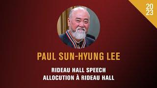 Paul Sun-Hyung Lee at / à Rideau Hall, GGPAA-PGGAS 2023