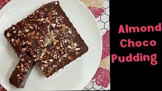 Almond - Choco Pudding | Agar Agar Recipe | Simple Dessert | JUST FOR YOU JFU