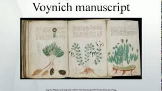 Voynich manuscript