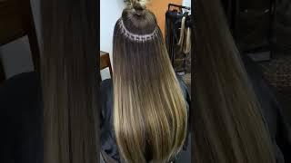 Wefts in Balayage Made This Amazing Transformation! | Weft Hair Extensions | Shiny Hair