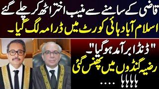 Drama In Islamabad High Court