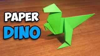 How To Make an Easy Origami Dinosaur