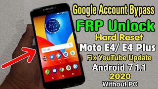 Moto E4/E4 Plus Hard Reset & FRP Bypass Fix YouTube Update ‖ Moto xt1763/xt1766/xt1770/xt1773/xt1776