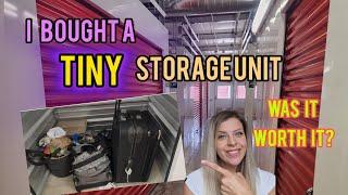 I bought a TINY Storage Unit at auction! Did it pack a punch? #new #unboxing #storageauctions