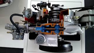 Rotary-piston engine Wankel