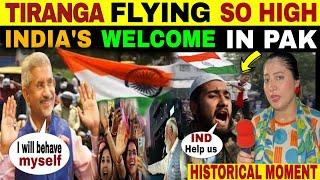 TIRANGA IS FLYING SO HIGH IN PAKISTAN WHEN INDIA REACHES | PAK PUBLIC REACTION