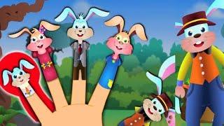 Rabbit (Bunny) Finger Family | Nursery Rhymes For Children