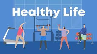 Sports Make Healthy Life | Sports Benefits Animation Explainer Video (Editable)