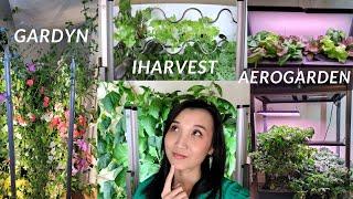 Gardyn vs. iHarvest vs. Aerogarden Farm - Hydroponic Systems Comparison