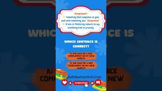 ️ These two sentences look similar, but they’re not the same! #FREE #ENGLISH