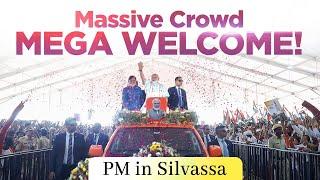 PM Modi's POWER-PACKED arrival in Silvassa