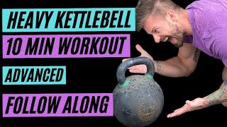 10 Minuten Ganzkörper Kettlebell Workout für Fortgeschrittene