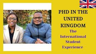 Doing a PhD as an international student in the UK | Glasgow Caledonian University | Nigeria | Uganda