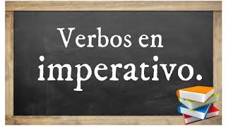 verbos en imperativo | Educación Primaria