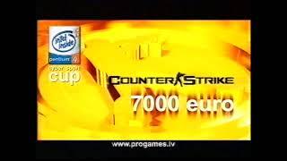 Cyber Sport Cup Counter-Strike 17.-29. marts 2004 Rīga reklāma