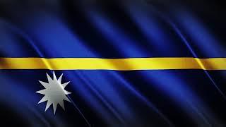 Flag of Nauru Waving [FREE USE]