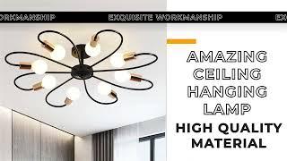 Avior Chandelier for Low Height Ceiling