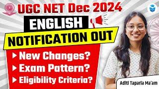 UGCNET English 2024 Updates | UGC NET English New Changes, Exam Pattern, Eligibility | Aditi Taparia