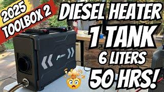 Innovative Design and CRAZY Fuel Efficiency! NEW Hcalory Toolbox 2 Diesel Heater changes EVERYTHING!