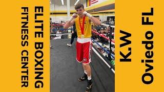 GREAT FIGHT 17 YEAR OLD NOVICE AMATEUR BOXER. 4 FIGHTS.