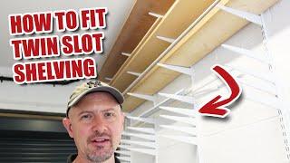 New workshop starts here! ...and how to fit TWIN SLOT shelving