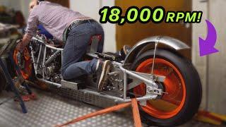 250cc Honda Top Speed Bike Revs to 18,000+rpm!