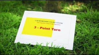 How to make a 3 point turn? Informations you do not learn in school. Step by step instructions