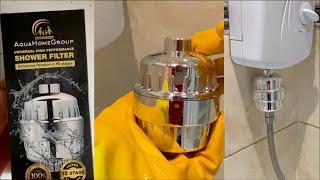 How To Install AquaHomeGroup 15 Stage Shower Filter