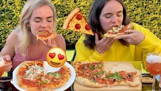 PIZZA MUKBANG | eat with me