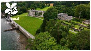 Enjoy a garden tour with views of Eryri (Snowdonia) at Plas Newydd in Wales, by the National Trust