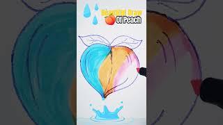 Peach | #shorts #short #trending #satisfying #art #youtube #drawing