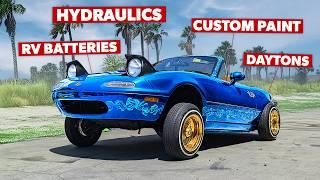 We Put Lowrider Hydraulics on a Miata! (Full Build)