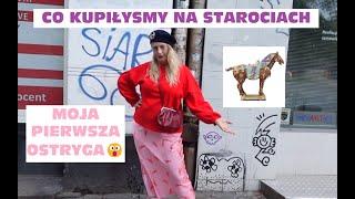 SPACER PO STAREJ PRADZE | VINTAGE HAUL z ANTYKAMI - co kupiłyśmy na KOLE | VINTAGE SHOPY i OSTRYGI