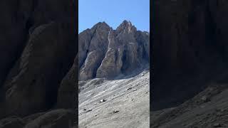 Lanslide area of tilicho trek #travel #tilicholake #mountains