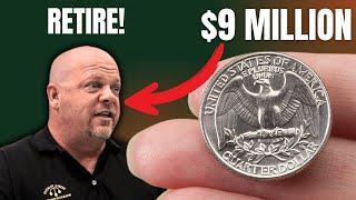 $9 MILLION: TOP 5 MOST VALUABLE SILVER QUARTER DOLLAR COINS THAT COULD MAKE YOU A MILLIONAIER!