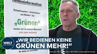 SCHELLHORN: "Möchte diese Ideologie nicht unterstützen!" Autolackierer boykottiert die Grünen!