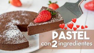 PASTEL con 2 INGREDIENTES  | ¡SIN HORNO,  Fácil y Rápido!